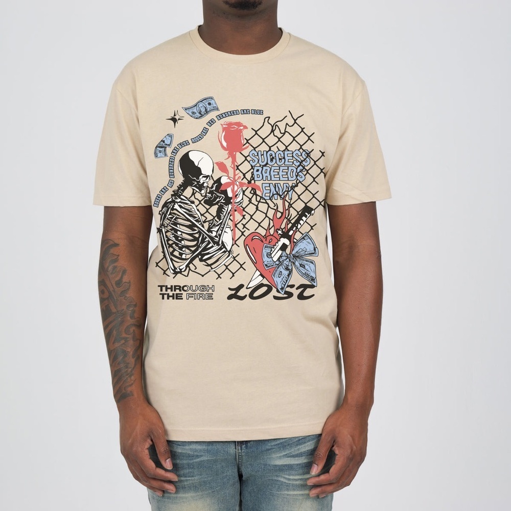 Sz 2xl Change Of Heart Tee Sand